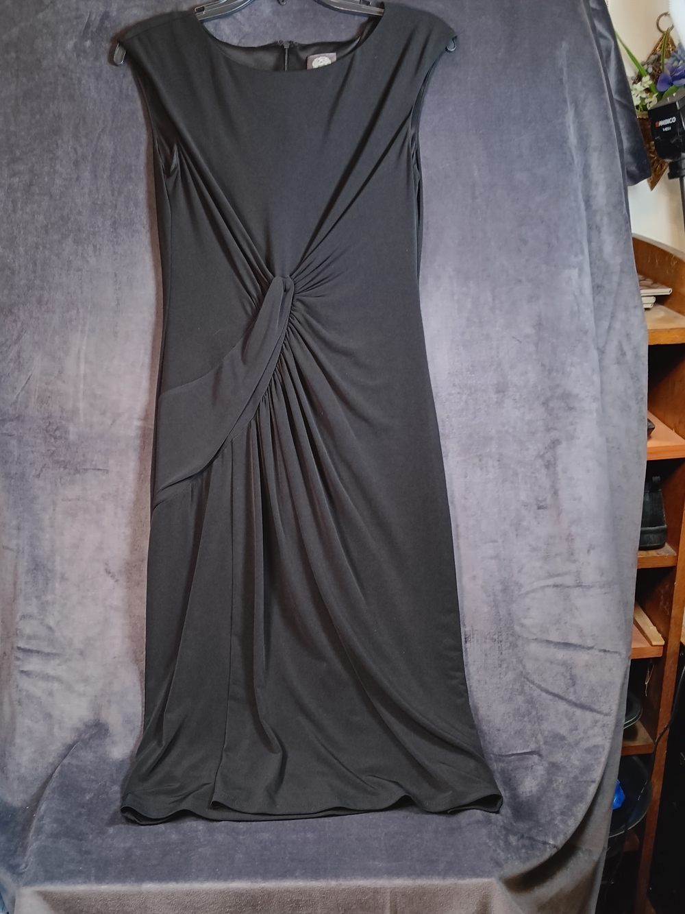 Vince Camuto Black Dress Cross Front Design